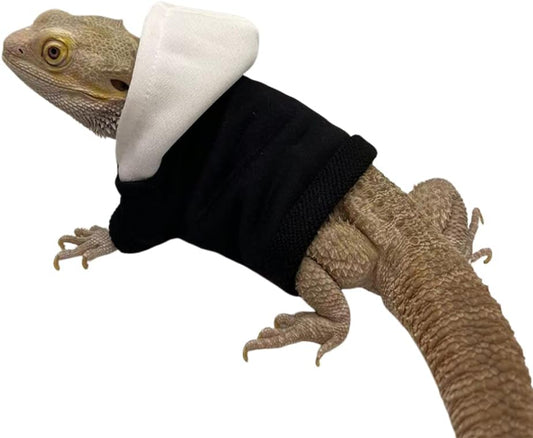 Bearded Dragons Hoodie - Handmade Adjustable Cotton Sweater Reptile Jacket