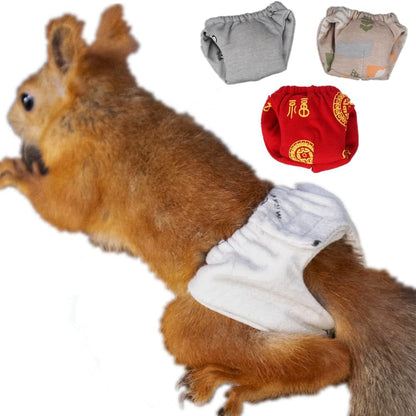 Reusable Washable Squirrel Diapers