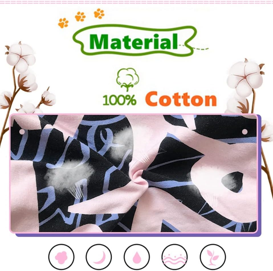 Hairless Cat Clothes Breathable Summer Cotton Thin Turtleneck T-Shirt Vest Geometry Print Pullover Short Sleeve Tank Tops Pajamas Jumpsuits for Sphynx,Cornish Rex, Devon Rex, Peterbald (XL)