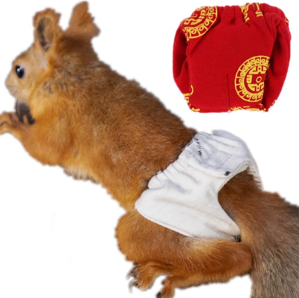 Reusable Washable Squirrel Diapers