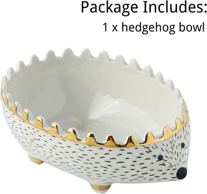 Hedgehog Bowl - Ceramic Small Animal Food Bowl