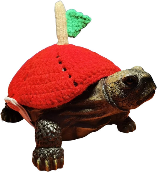 Sweater for Turtle - Handmade Winter Warm Knitted Turtle Sweater with Adjustable Strap Small Animal Sweater Tortoise Apparel for Christmas Halloween Party Cosplay Costume