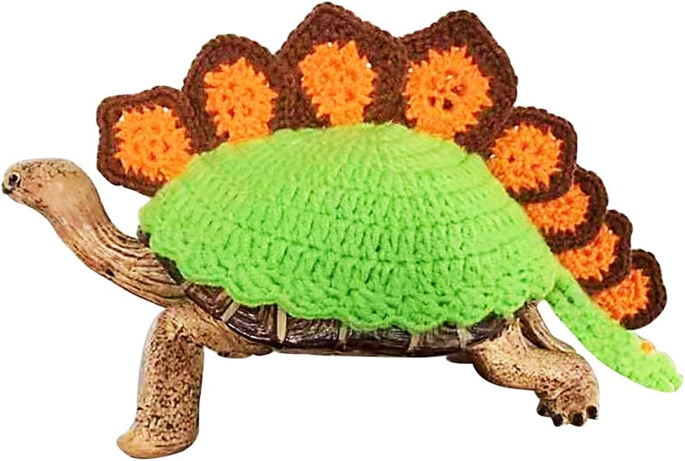 Sweater for Turtle - Handmade Winter Warm Knitted Turtle Sweater with Adjustable Strap Small Animal Sweater Tortoise Apparel for Christmas Halloween Party Cosplay Costume Photo Shoot