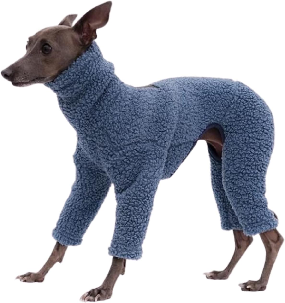 Dog Winter Warm Fleece Turtleneck Jumpsuit