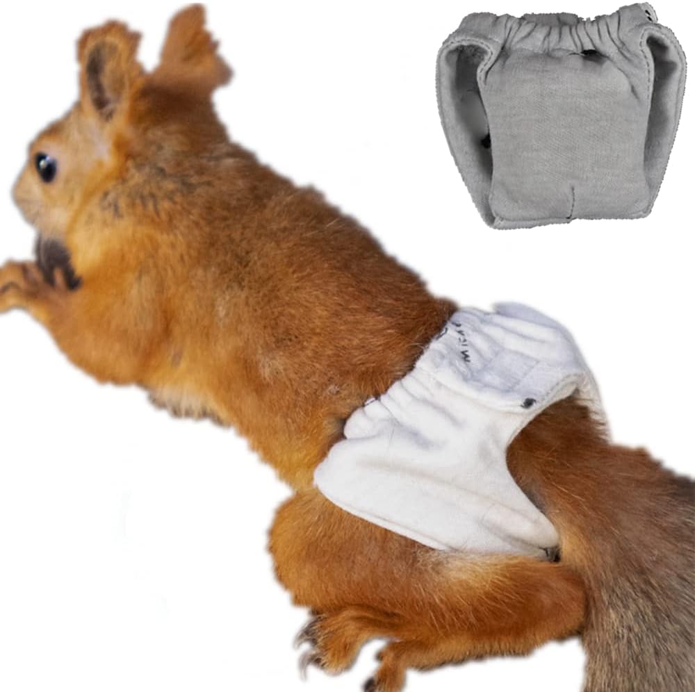 Reusable Washable Squirrel Diapers