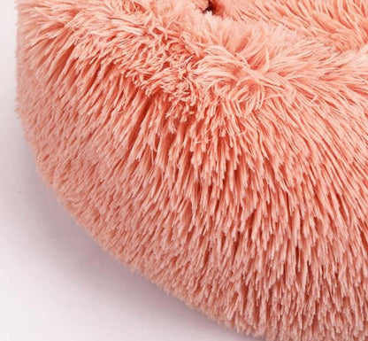 Small Animal Plush Bed, Winter Warm Rabbit Bed, Soft Small Pet Sleeping Bedding Pads for Bunny Guinea Pig Chinchilla Dog Cat Machine Washable Bed Mat House Nest Habitat Accessories (Pink)