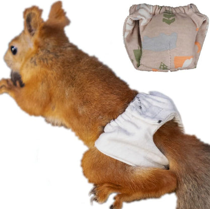 Reusable Washable Squirrel Diapers