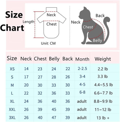 Sphynx Cat Clothes Summer Thin Cotton Stripe Shirt Breathable Strap Sleeveless Tank Tops Pullover Pajamas Camisole for Hairless Cats, Sphynx,Cornish Rex,Devon Rex,Peterbald (L,Camisole) (XXL)