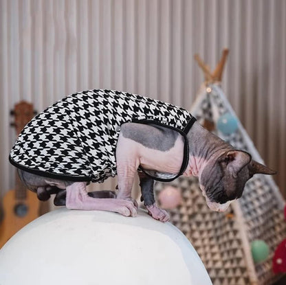 Hairless Cats Clothes Summer Cotton Vest Tank Tops Pullover Sleeveless T-Shirt for Sphynx Cornish Rex Devon Rex Peterbald