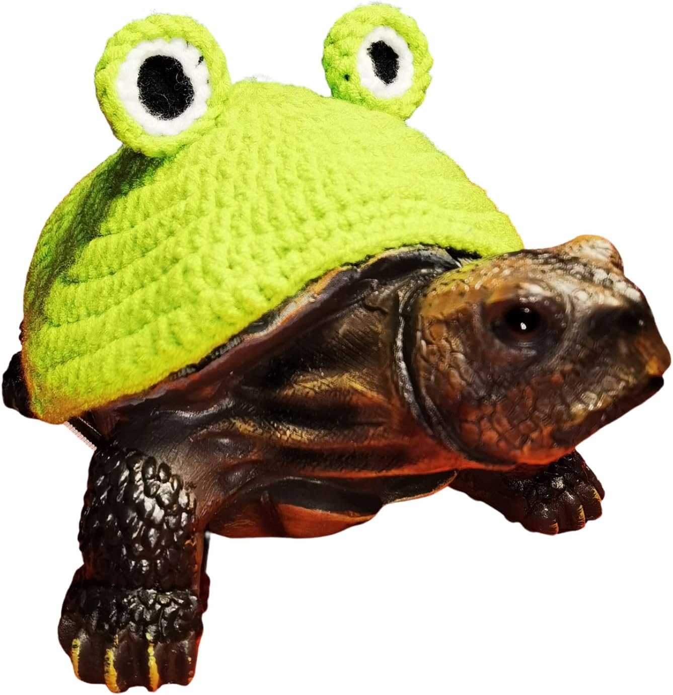 Sweater for Turtle - Handmade Winter Warm Knitted Turtle Sweater with Adjustable Strap Small Animal Sweater Tortoise Apparel for Christmas Halloween Party Cosplay Costume Photo Shoot